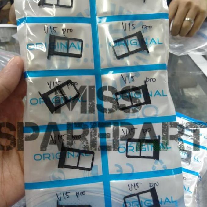 Simtray Sim tray Simlock Tempat Simcard Vivo V15 Pro V17 Pro Original INTERSCOO