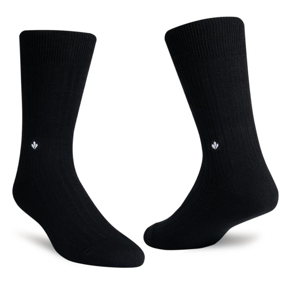 Staycool Socks Kaos Kaki Formal Basic - Patex Black
