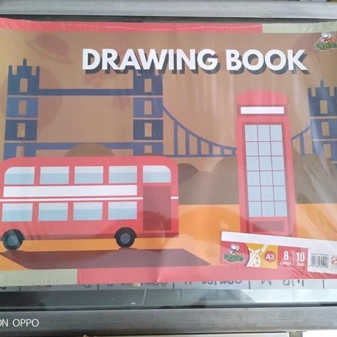 GROSIR SEPAK Buku Gambar DODO A3 Besar 1PAK isi 10buku/Buku Gambar A3 DODO/Drawing Book DODO MS
