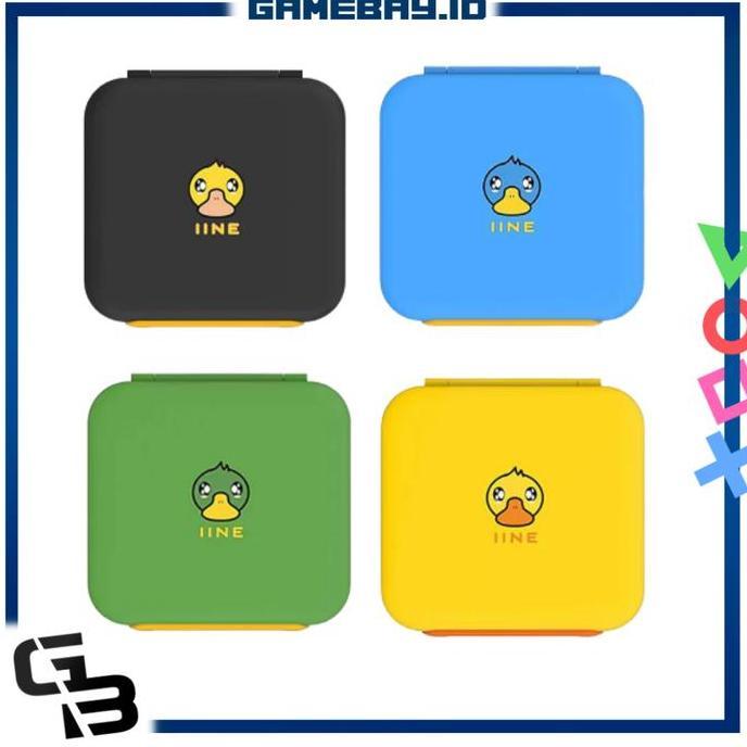 Bestseller- Nintendo Switch IINE Duck Magnetic Card Case / Cartridge Case / Tempat kaset ( Black / H