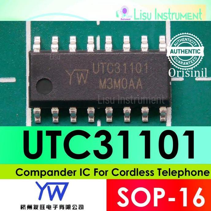 MOTRONICS UTC31101 COMPANDER IC FOR CORDLESS TELEPHONE SOP-16 YOUWANG ORIGINAL
