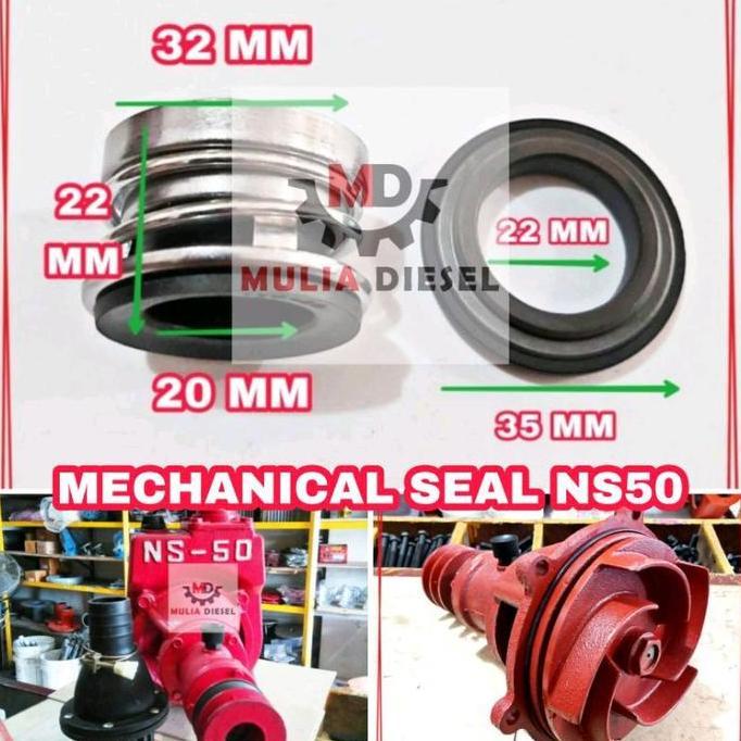 SEAL WATER PUMP NS 50 / SEAL POMPA NS 50 UKURAN 104 - 20 BEARING MOTORCYCLE RESTOCK