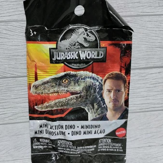 MATTEL JURASSIC WORLD FIGURE SERI 4 - MINI ACTION DINO MDLS27