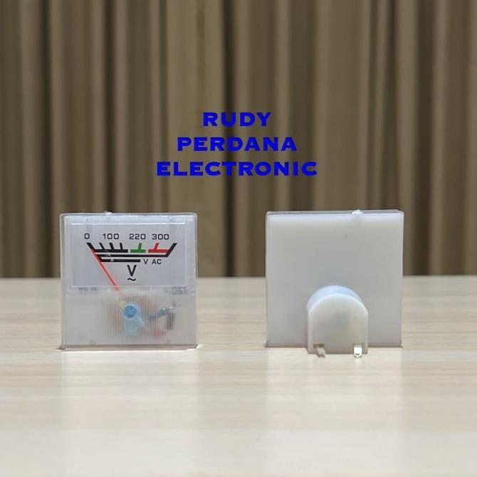 VU METER ANALOG AC KECIL 4X4 4 X 4 CM RPE99