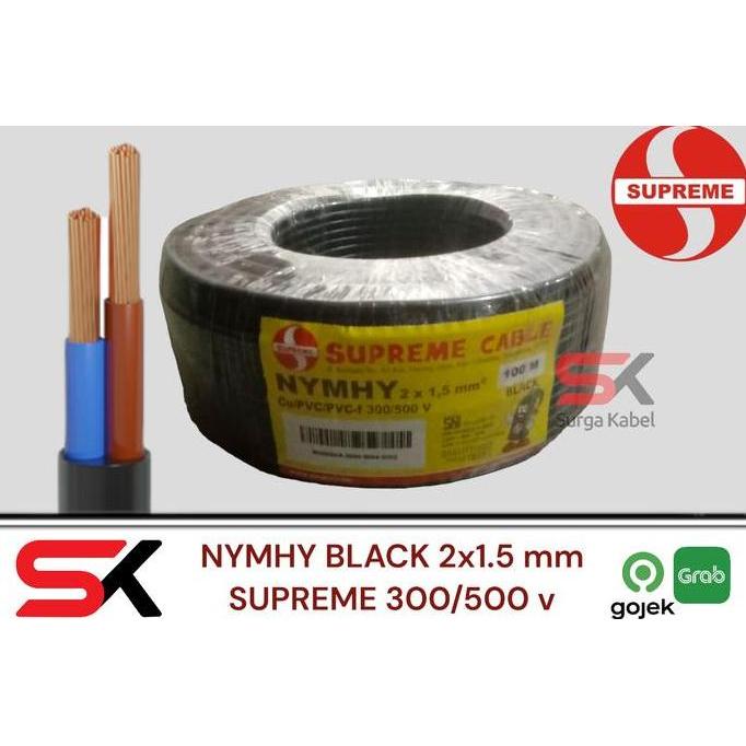 Kabel SUPREME NYYHY 2x1.5 mm | NYYHY 2 x 1.5 mm | KABEL SERABUT