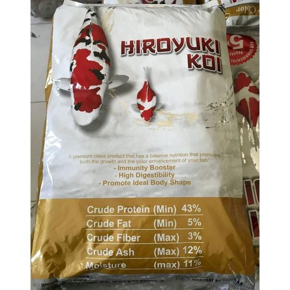 GROSIR TERMURAH HIROYUKI Pakan Ikan Koi Growth & Color 5kg pencerah warna | Makanan ikan premium | M
