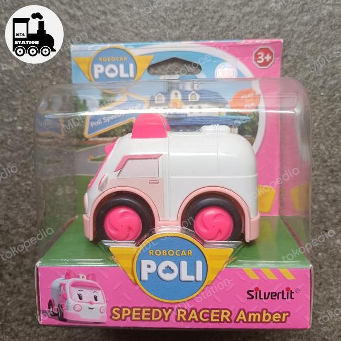 ROBOCAR POLI SILVERLIT - SPEEDY RACER AMBER MDLS27