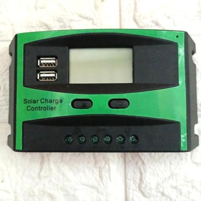 Solar Control Charger Scc 30A Pwm 30A Panel Surya Solar Cel Controller