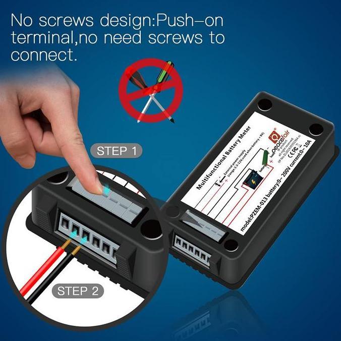Wattmeter Dc 300A Volt Meter Voltmeter 0-200V Amper Meter Dc Kwh Dc