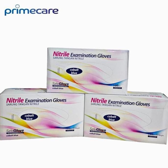 Bebasaja- Sarung Tangan Nitril / Handscoon Nitril Safeglove / Sarung Tangan Nitril Onehealth