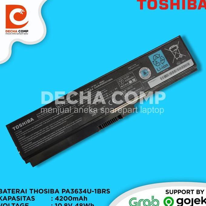 BEBAS ONGKIR - Baterai Laptop Toshiba PA3634U-1BRS PA3634U-1BRM PA3634U-1BAS