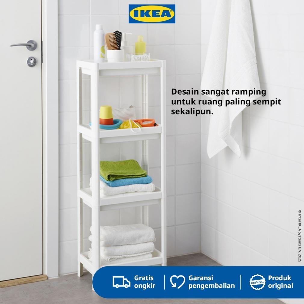 IKEA VESKEN Rak Kamar Mandi Susun Minimalis