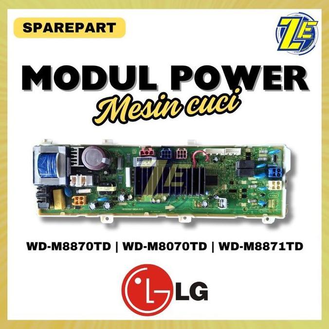 MODUL POWER MESIN CUCI LG WD-M8870TD WD-M8070TD WD-M8871TD RESTOCK