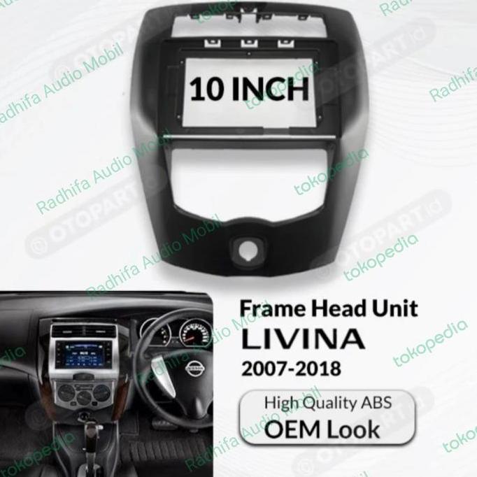 Frame Livina Frame Android Head Unit 10 Inch Mobil Livina Baru