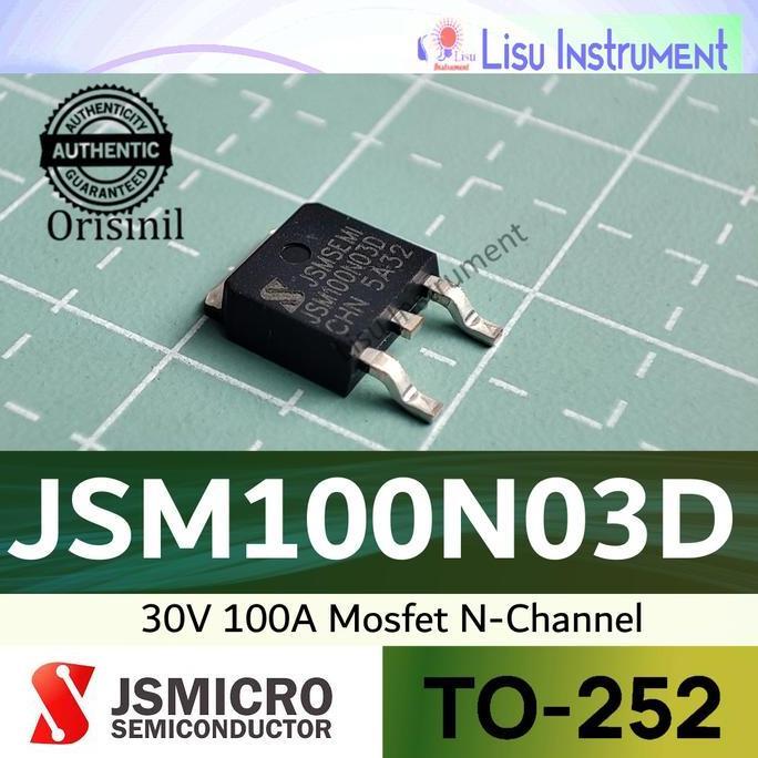 DV262 >> 100N03 30V 100A N-Channel MOSFET 100N03 TO-252 Original JSMSEMI