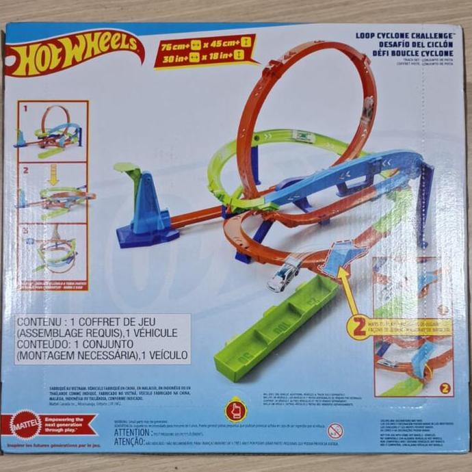 Hot Wheels Action Loop Cyclone Challenge Track Set