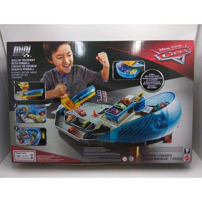 Disney Cars PIXAR ROLLIN' RACEWAY - RETO PINBALL PLAYSET