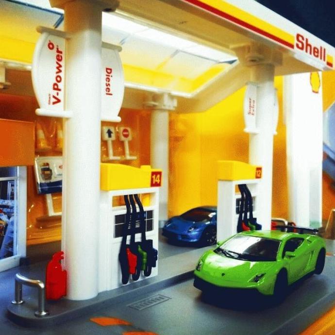 RMZ SHELL Fuel Station [Diorama]
