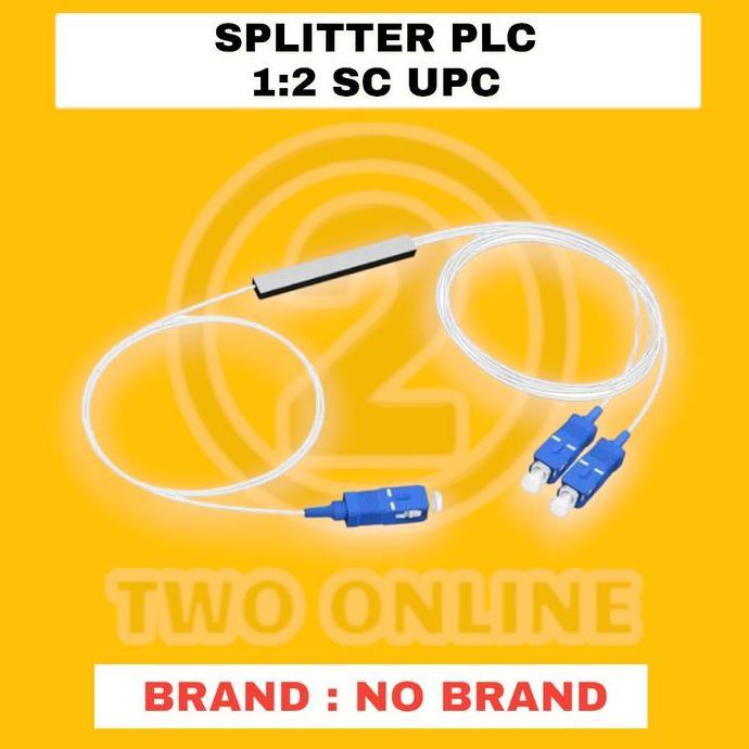 DE194 >> PLC Splitter Micro 1:2 SC APC/FO/Fiber Optik/Optic/Bagus