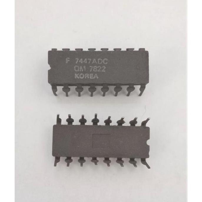 BEJ27 IC 7447ADC F7447 DIGITAL DECODER/DRIVER DIP-16P