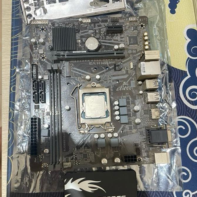 PROMO Paketan i3 10105f + mobo gigabyte h410m +ssd midasforce 240gb