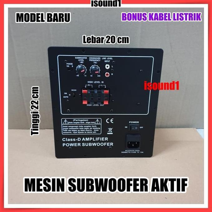 mosquebarbara - mesin new power kit subwoofer aktif ht 300d amplifier ampli sub active