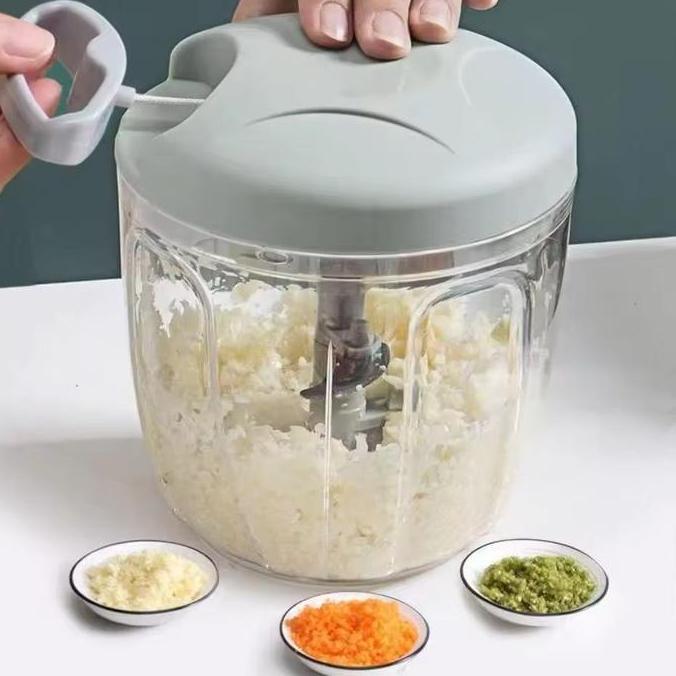 Set- Speedy Chopper Blender Manual Chopper Tarik Pencacah Bang Blender Tangan Serbaguna