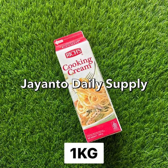 RICH'S COOKING CREAM 1KG / CREAM UNTUK MASAK RICHS - 100% HALAL