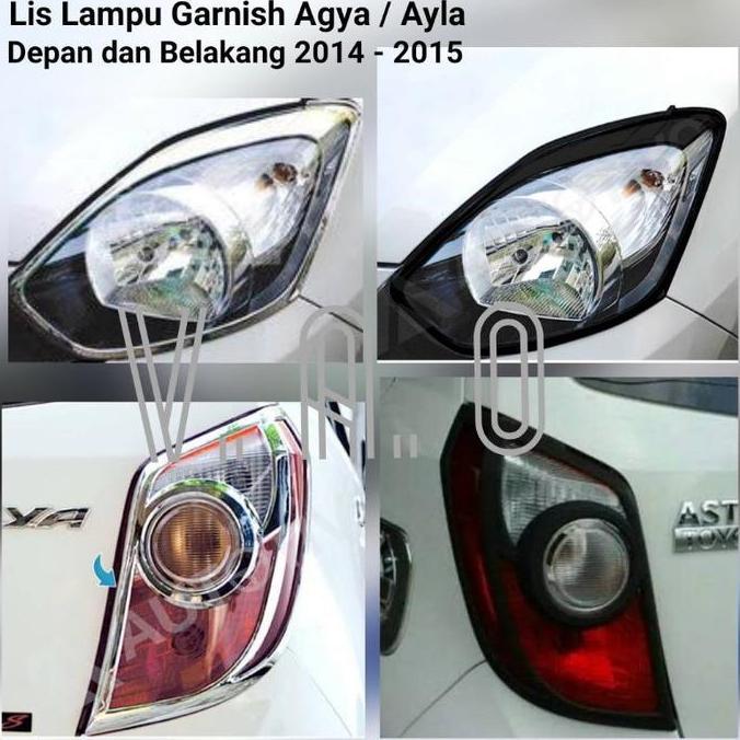 LIS GARNISH DEPAN DAN BELAKANG AGYA AYLA 2014-2015 PROMO