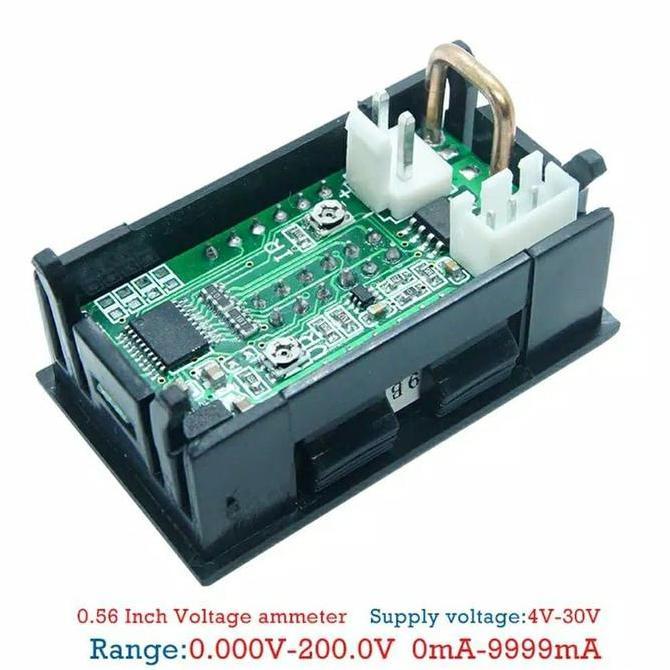 Voltmeter Volt Amper Volt Meter Amper Meter 4 Bit 4 Digit Display
