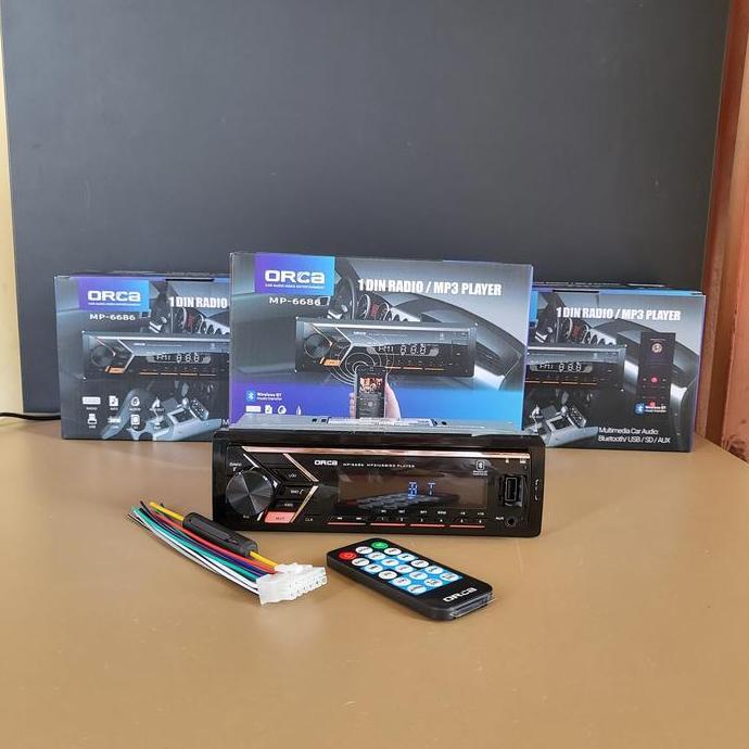 Tape Mobil Mp3 Multi Fungsi Bluetooth Usb Mp3 Orca Asli