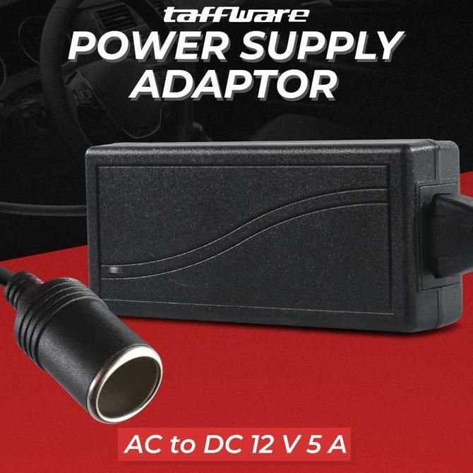 ESWANE Adaptor Power Supply Converter Charger Universal AC 100 240 V To DC 12V 5A Untuk Mesin Pompa 