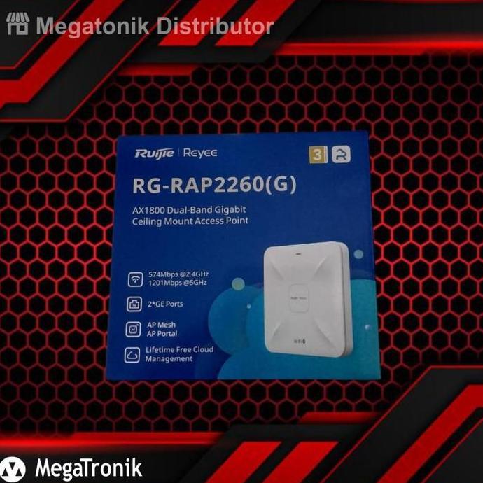 TERBARU - Access Point Ruijie Reyee RG-RAP2260 (G) AX1800