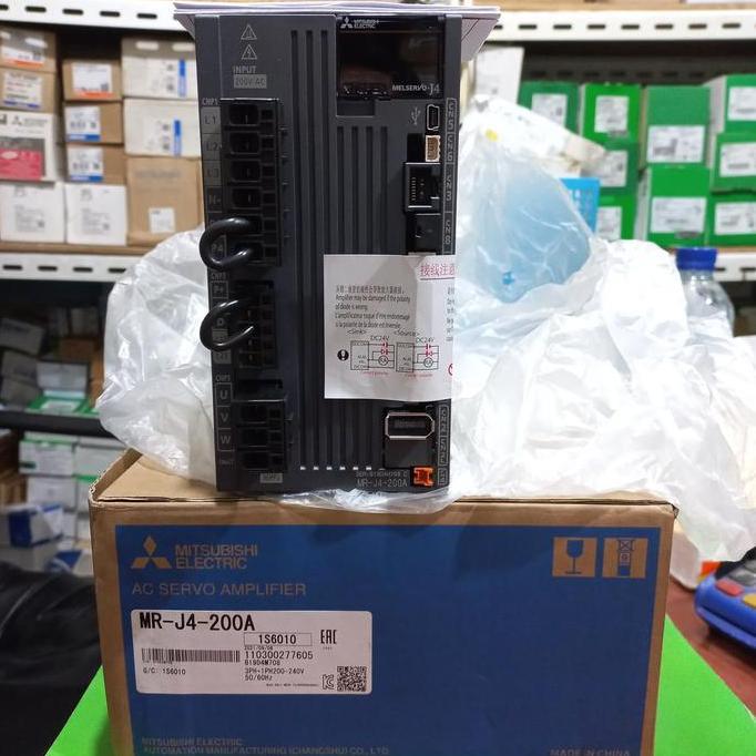 TERMURAH - Mitsubishi AC Servo Amplifier MR-J4-200A / Servo Drive MR J4 200A, Power 2kw, Original Te