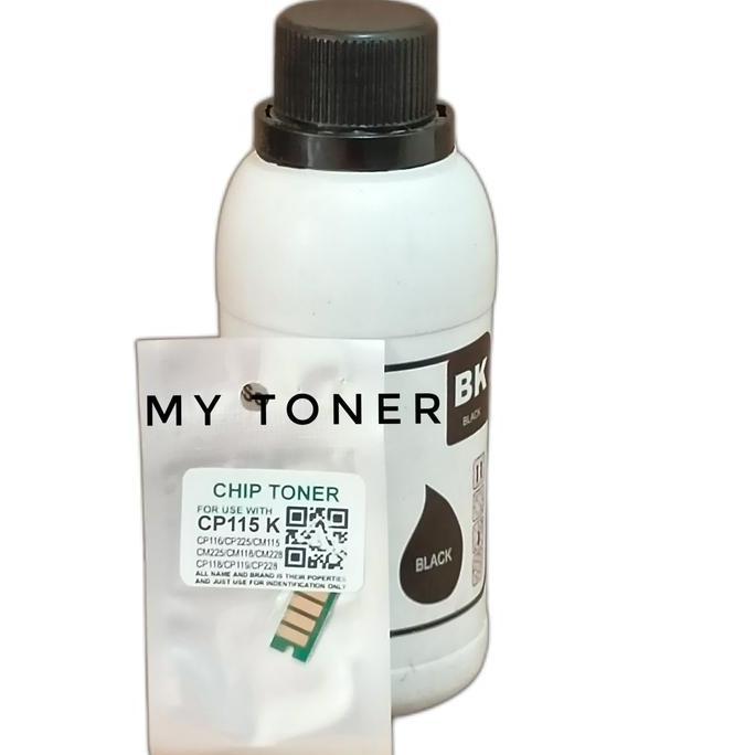 DS204 - SERBUK TONER + CHIP CM115 CP115 / CP225 CM225 / CM225W cm225w CM115W K