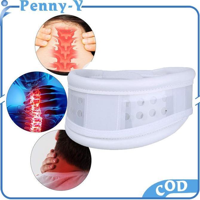 PODAMANS Alat Penyangga Leher Adjustable Penyangga Leher Terapi Cervical Collar