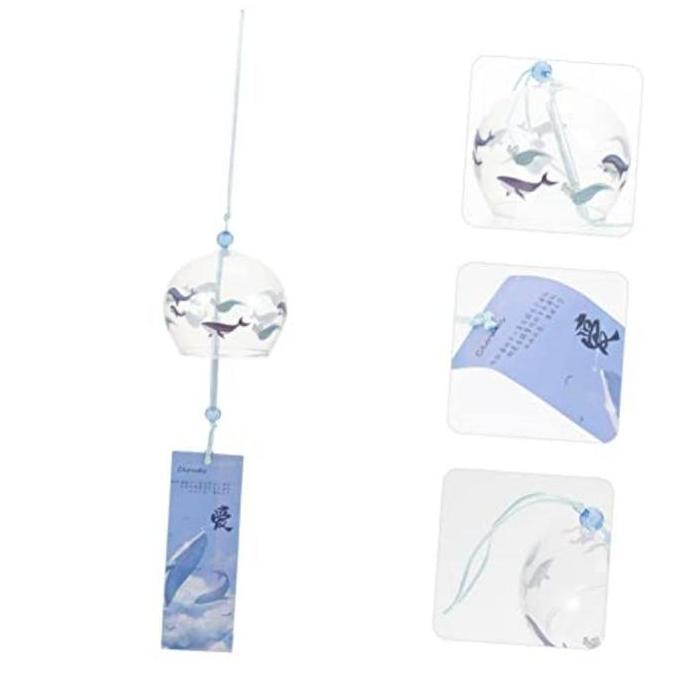 AYOBAKUL Lonceng Angin Jepang Glass Wind Chime Gantung Lonceng Angin Mobil