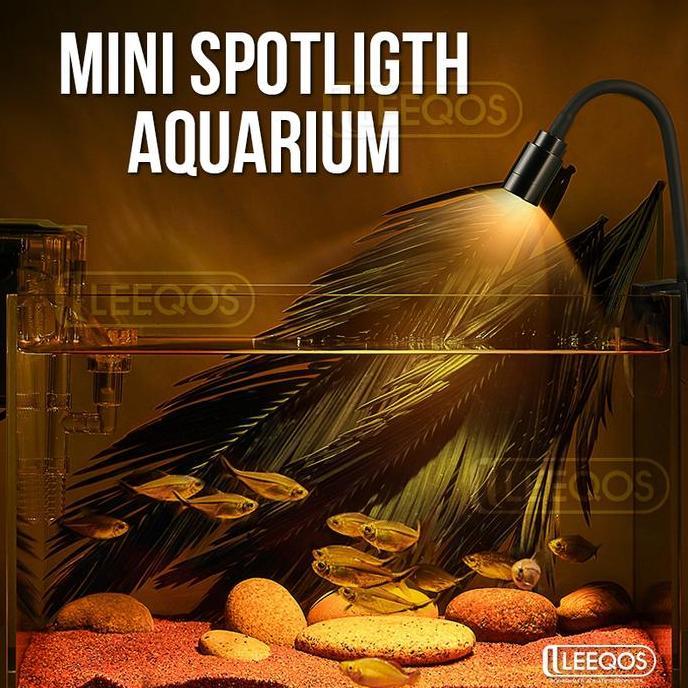 Spot Light Mini Aquarium / Lampu Aquarium / Led Aquarium / Lampu LED Sorot / Lampu Spotlight Aquariu