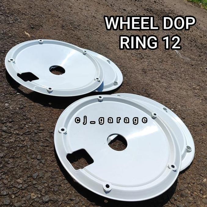 Wheeldop Metic Ring 12 UNIVERSAL ABS PUTIH set BAUD Wildop Ring 12 Semua Metik Fazio scoopy Wheel do