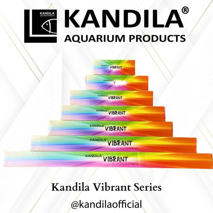 Kandila Official Vibrant Lampu LED Aquarium Ikan Aquascape UVA UVB