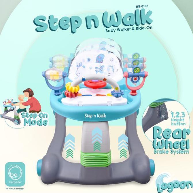 BabyElle - 2 in 1 Walker dengan Roda untuk Anak-Anak YS