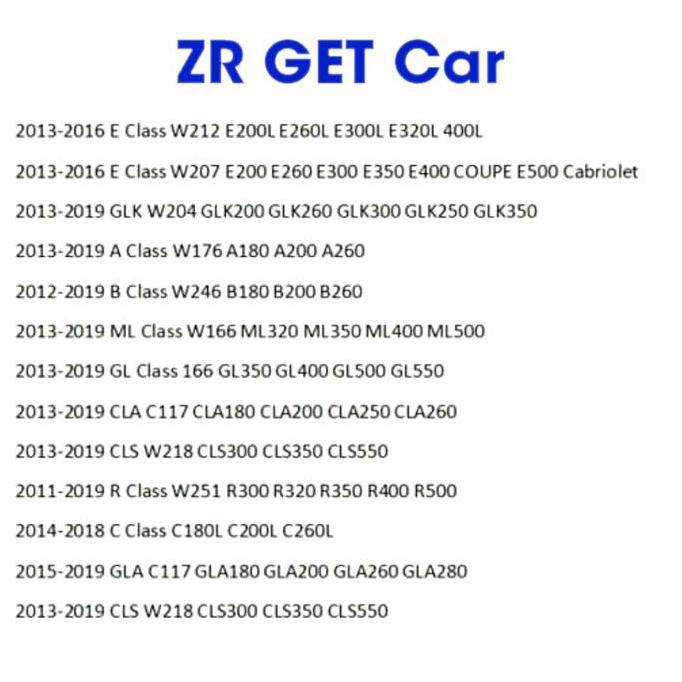 Promo ZR Emblem Grill LED Mercedes Benz W212 W166 W218 W117 W251 E ML CLA CLS R Diskon
