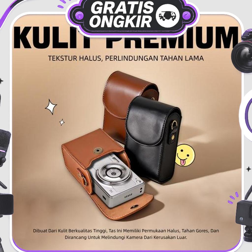KitbeezCamera Bag -Tas Kamera Kulit Pu Untuk Kitbeez Kf2/Kc2/Kf3