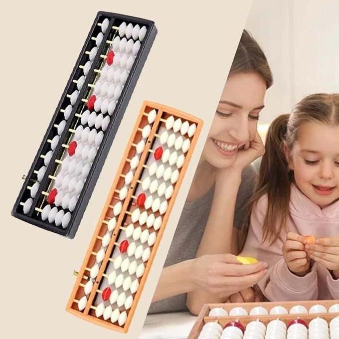 MUZACIO Sempoa Aritmatika 13 Digit Kolom Ala Jepang Gaya Jepang Untuk Belajar 13 Digit Gaya Alat Per