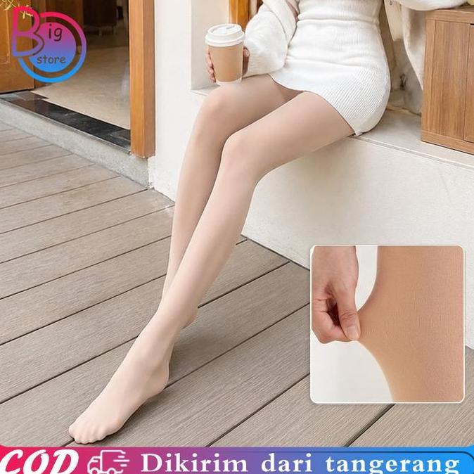 LEKCTROM Bare Leg like through stocking Terlihat seperti kulit kaki asli Stocking Winter Tebal