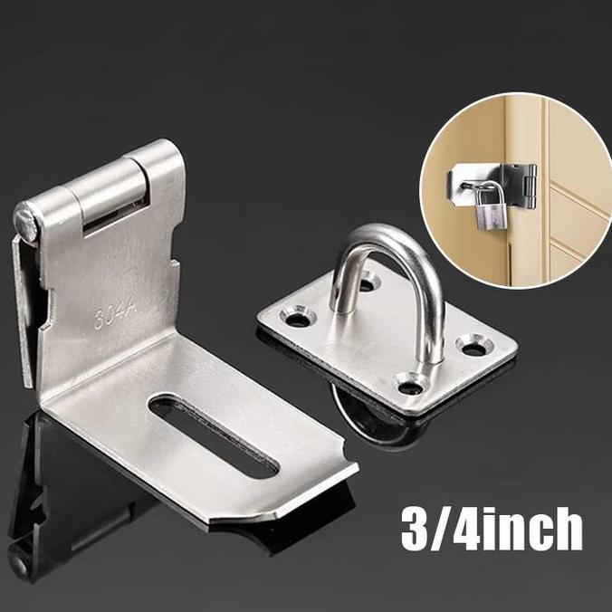 BEZEIN Overpal Siku Lock Buckle Overval Gembok Plat Siku Gembok Kunci Kait Overval Hasp Lock Siku Ge