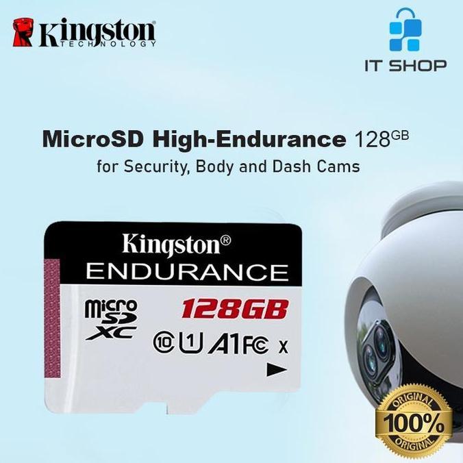 Kingston MicroSD Card High Endurance 128GB