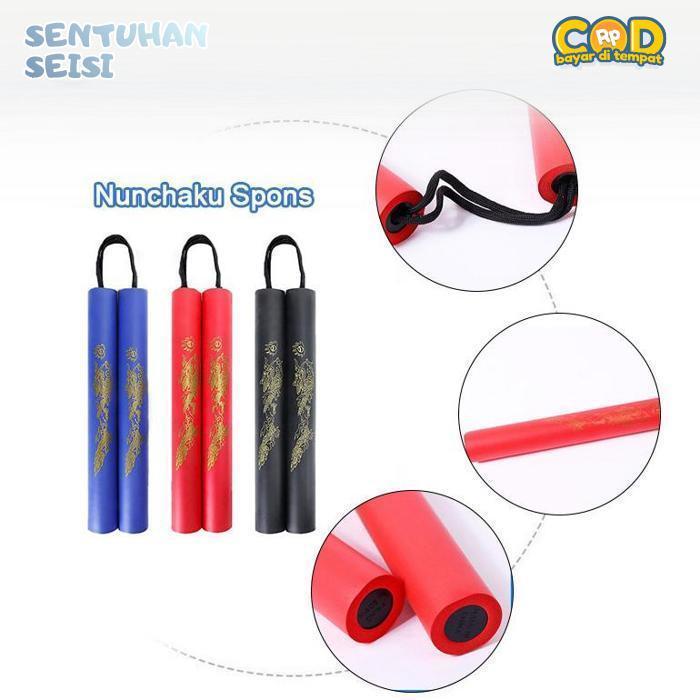 Bisa COD Nunchaku Busa Nunchaku Busa Untuk Latihan Nunchaku Klasik