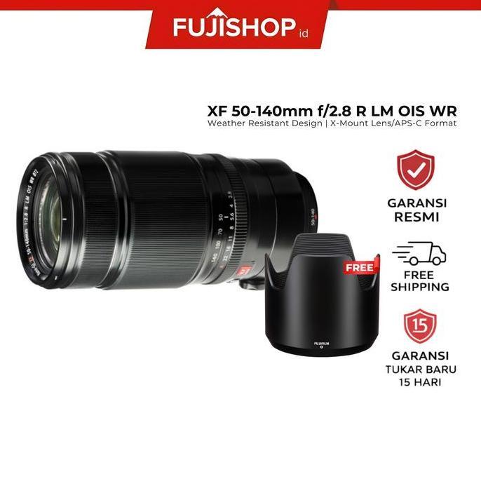 Ready Fujifilm XF 50-140mm F2.8R LM OIS WR Flexible Telephoto Zoom / Fujinon XF 50-140mm F2.8 Garans