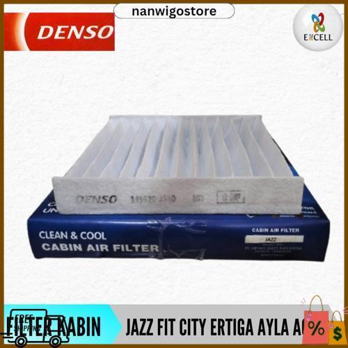 Filter Cabin Kabin Udara Blower Ac Mobil Honda Jazz Gd3 Fit City 2003-2008 Ertiga Ayla Agya Denso Pr